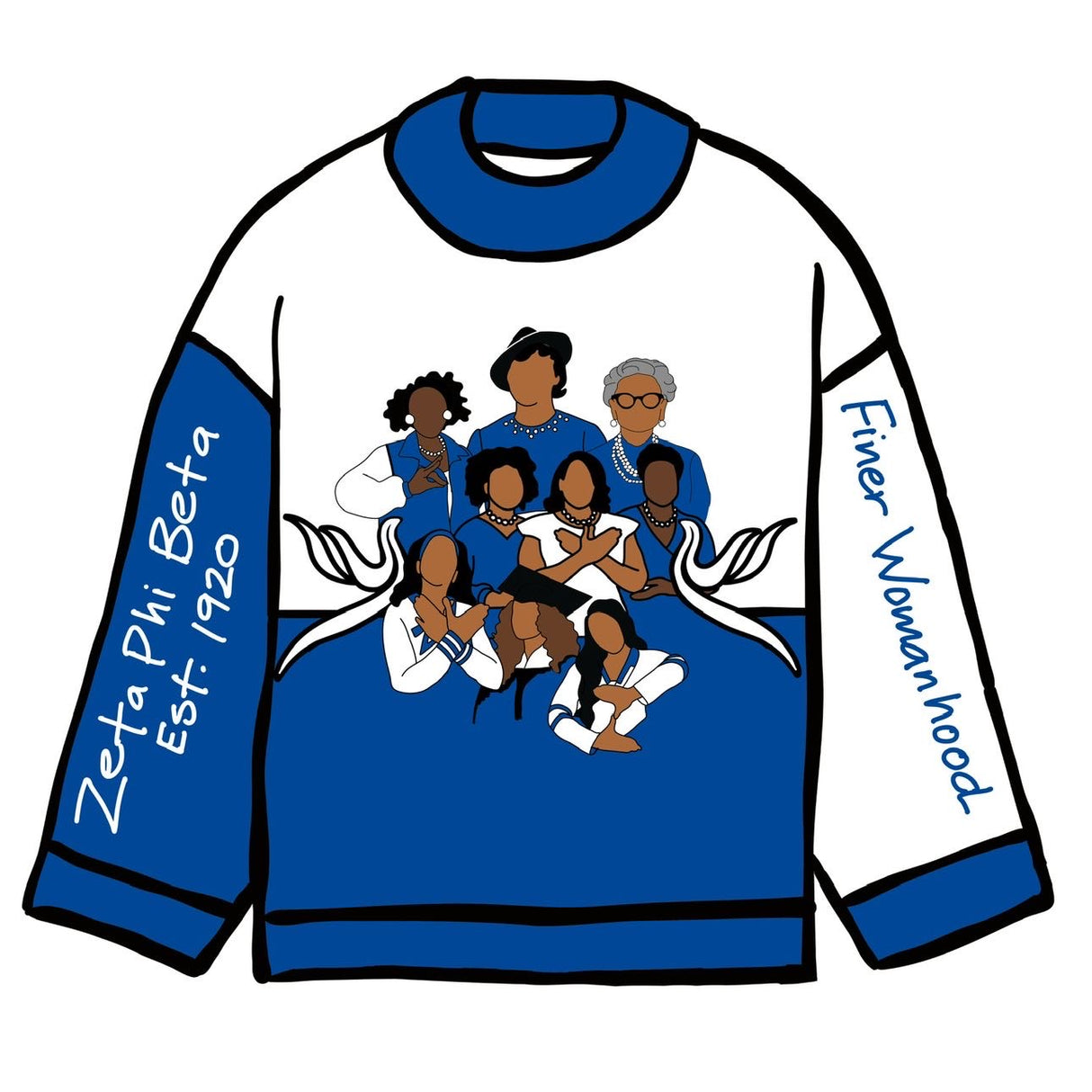 Zeta Phi Beta Sweater