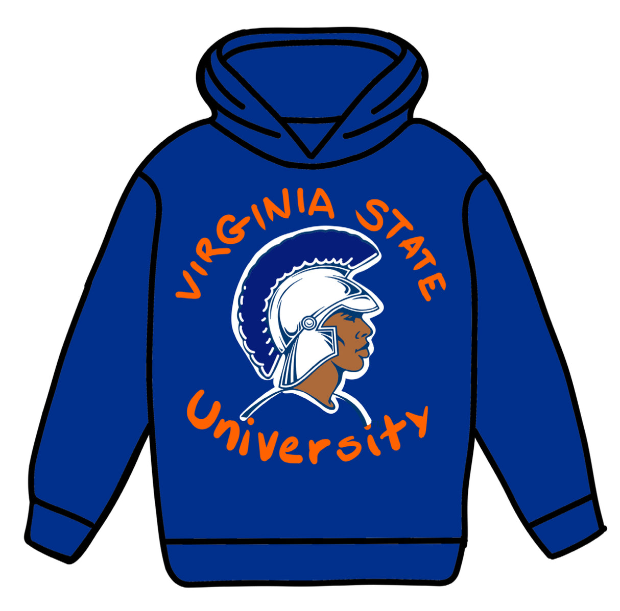 Virginia State Puffy Hoodie