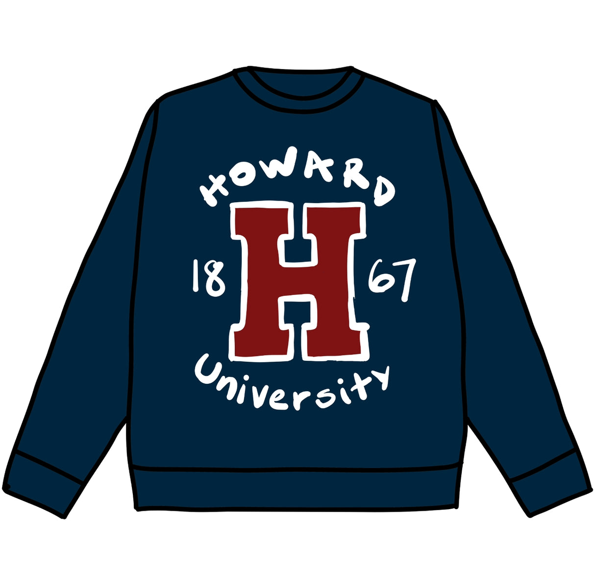 Howard 1867 Puffy Crewneck