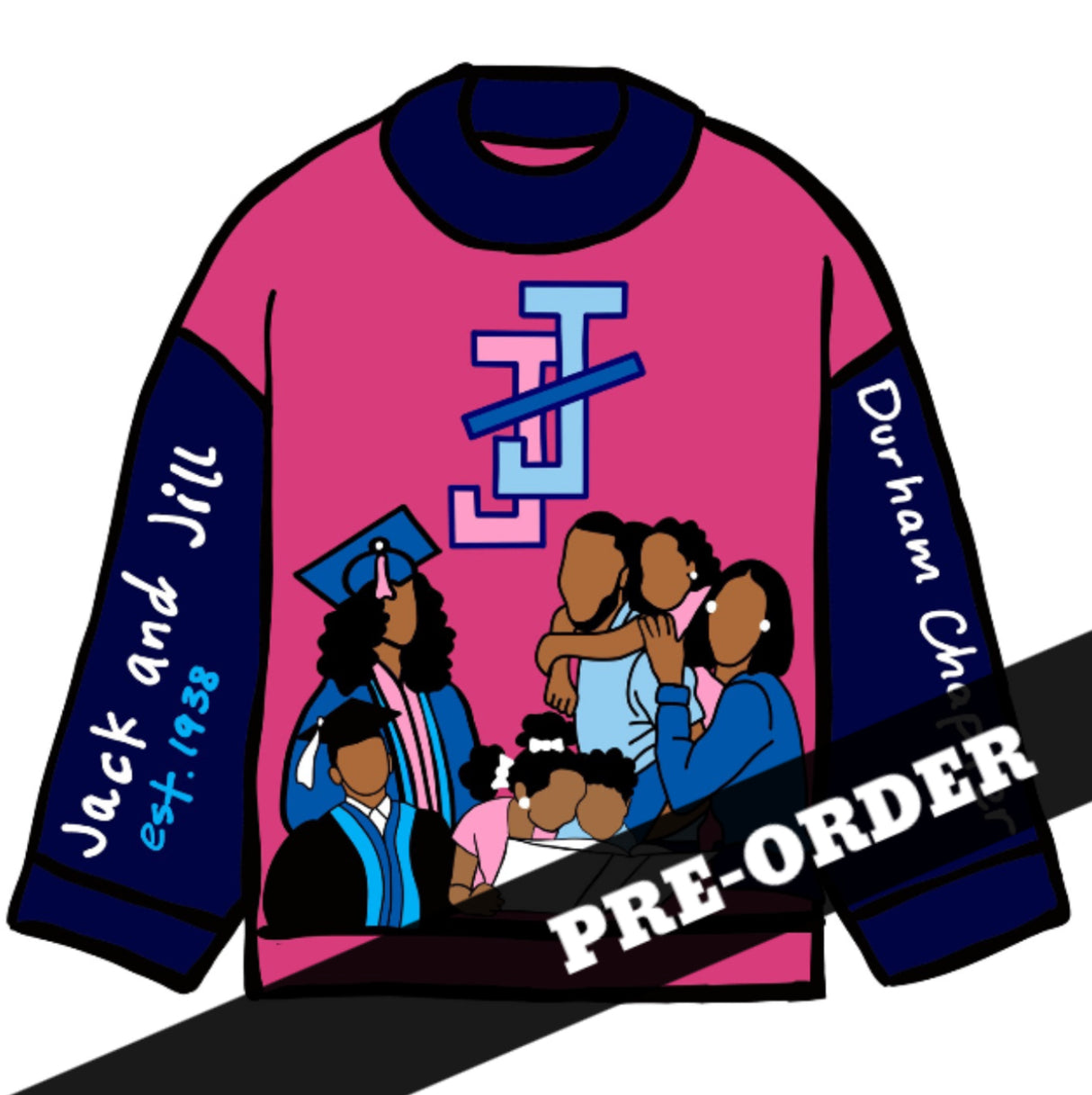 J&J Durham Chapter Sweater PINK