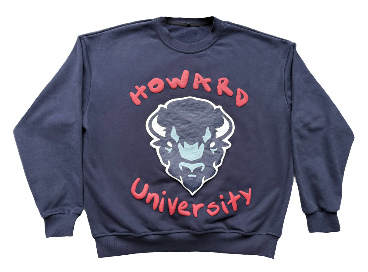 Howard Bison Puffy Crewneck