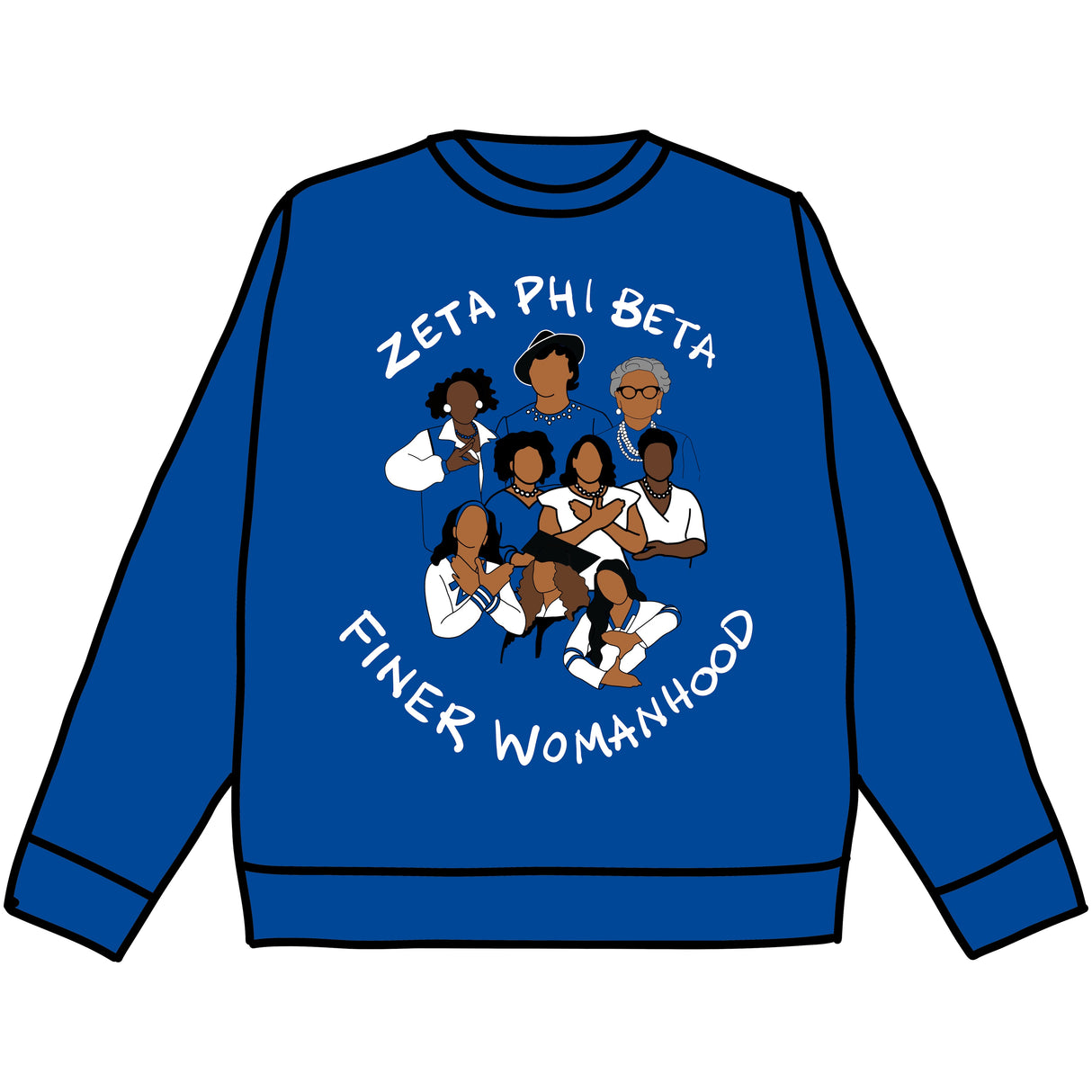 Zeta Phi Beta Crewneck