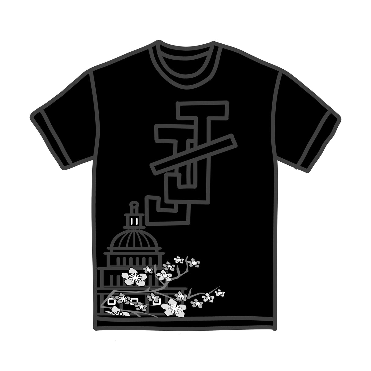 J&J Nation’s Capital Chapter Tee - Black