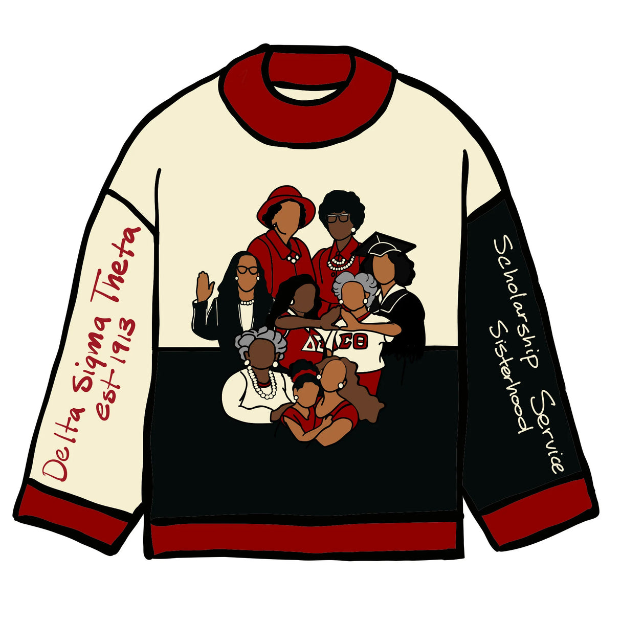 Delta Sigma Theta Sweater