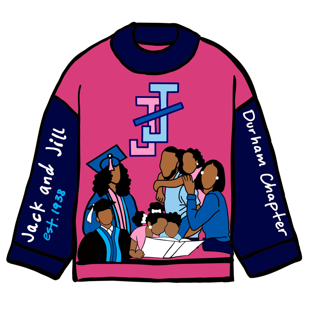 J&J Durham Chapter Sweater PINK