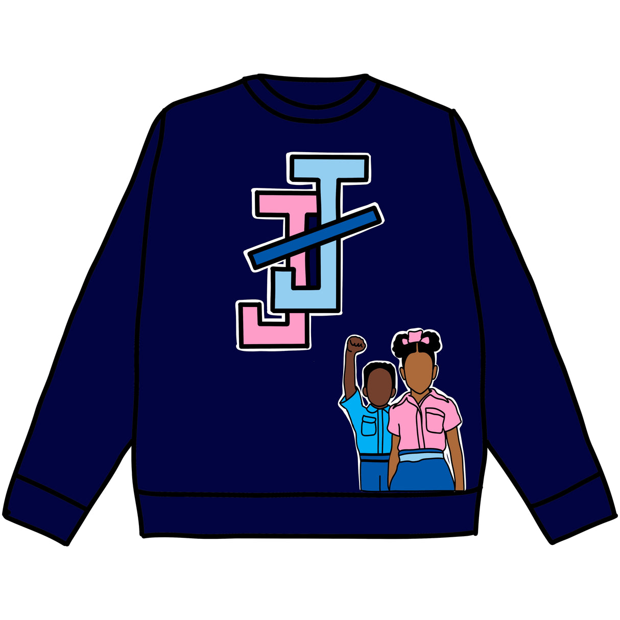 Jack & Jill Crewneck Navy