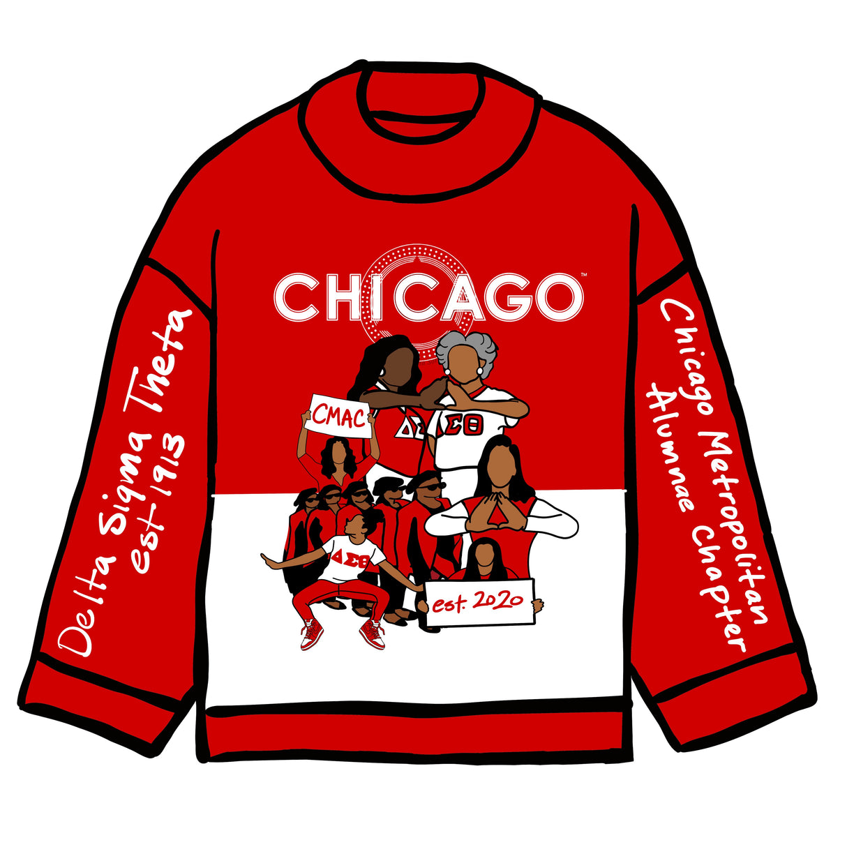 CMAC Sweater Red