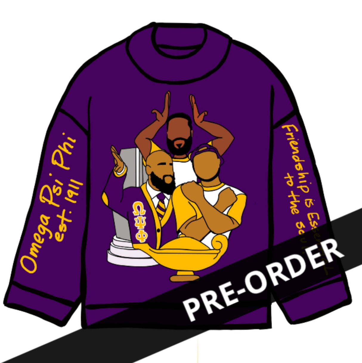 Omega Psi Phi Sweater