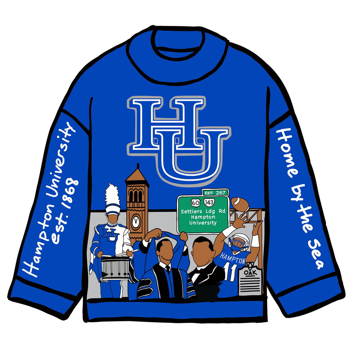 Hampton Homecoming Sweater – 1982 Gallery