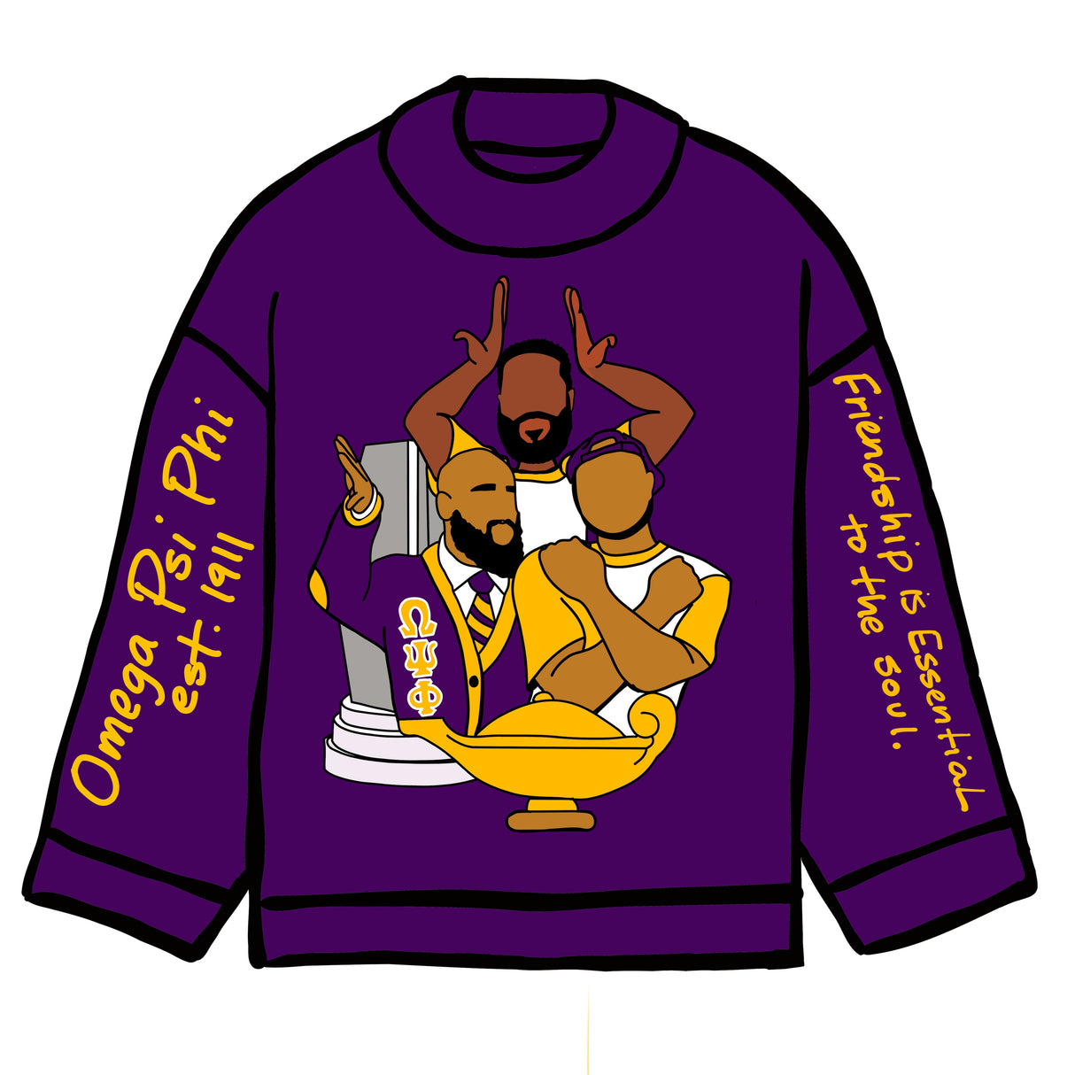 Omega Psi Phi Sweater
