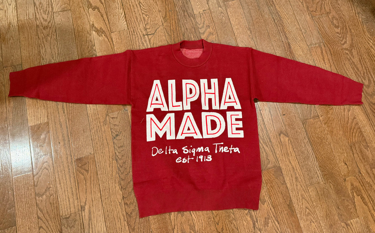 Delta ALPHA MADE Sweater Red