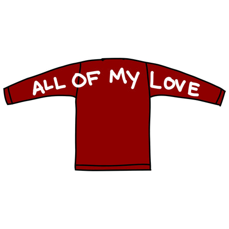 Delta "ALL OF MY LOVE" Puffy Crewneck